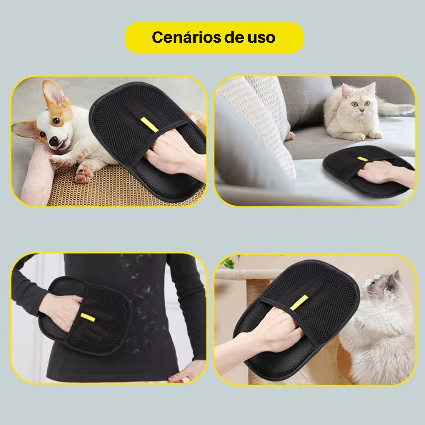 "Luvas de Cuidado para Animais de Estimação™"