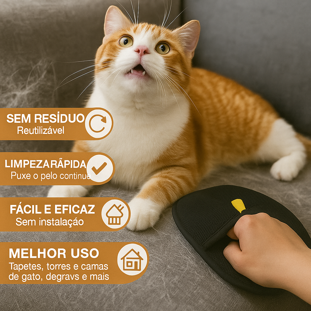 "Luvas de Cuidado para Animais de Estimação™"